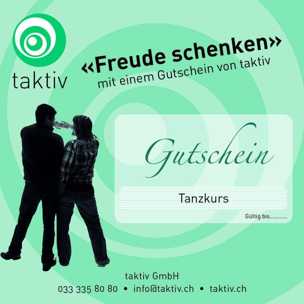 Freude schenken - Gutschein vom taktiv